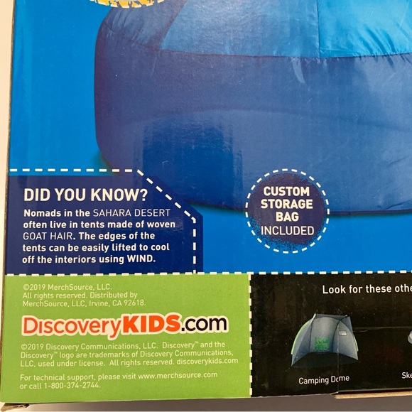 Discovery Toys Discovery Inflatable Play Tent With Easy Travel